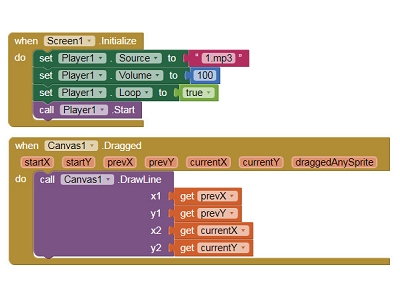 Read more about the article App Inventor學習記錄36，用音樂播放器，讓 app有背景音樂