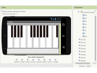 Read more about the article App Inventor學習記錄43，用音效和按鈕元件，做的簡單小鋼琴