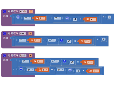 Read more about the article App Inventor學習記錄110-sinh、cosh、tanh、asinh、cosh、atanh的作法