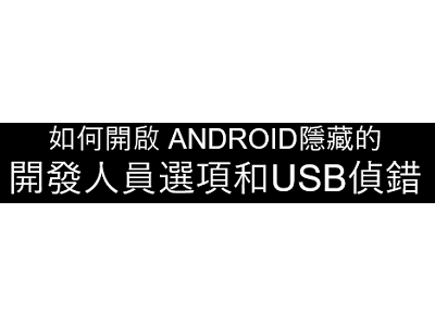 Read more about the article 如何開啟 ANDROID隱藏的開發人員選項和USB偵錯
