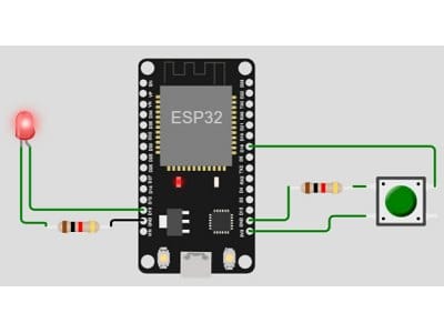 Read more about the article ESP32學習記錄010-4~按鈕按下關閉LED，按下放開點亮 LED