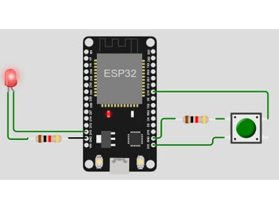 Read more about the article ESP32學習記錄010-5~按鈕按一下後，切換LED燈常暗或常亮